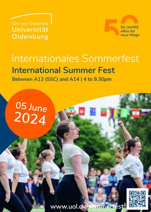 Programmflyer Internationales Sommerfest 2024