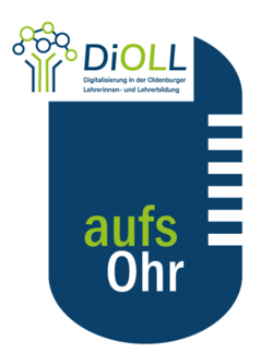 Logo des Projekts DiOLL. DiOLL aufs Ohr - Der Podcast