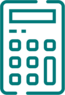 Icon Taschenrechner Seegrün