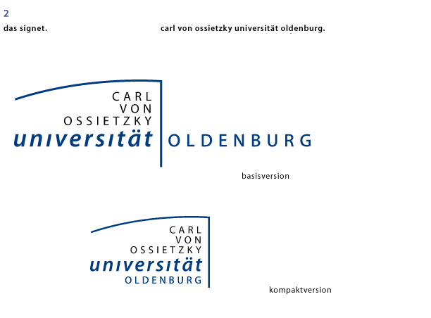 Uni Logo Carl Von Ossietzky Universität Oldenburg