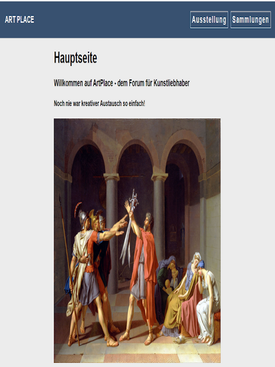 Virtuelle Online-Austellungen