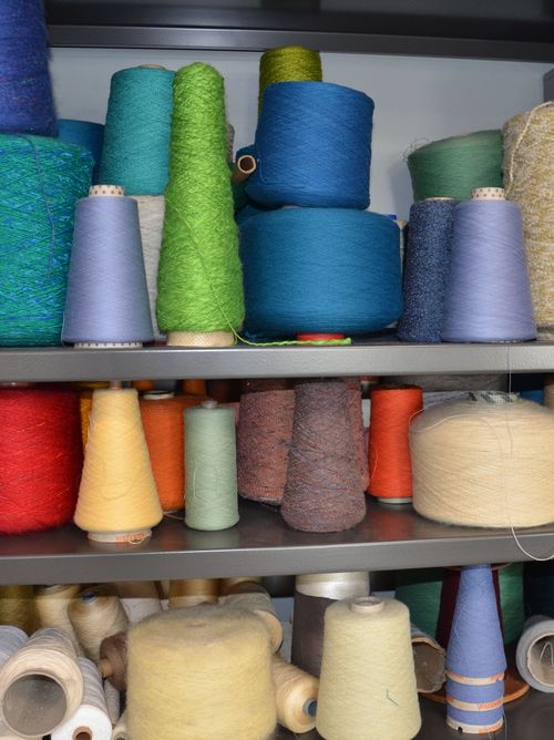 Nahaufnahme des Garnschranks