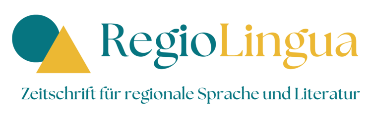 Logo der Zeitschrift "RegioLingua. Zeitschrift für regionale Sprache und Literatur"