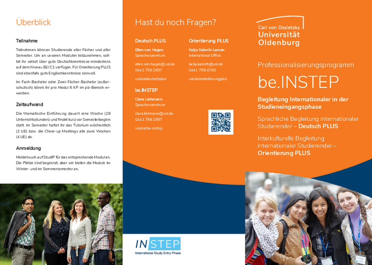 Flyer be.INSTEP_German only