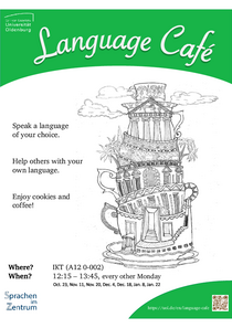Poster language café