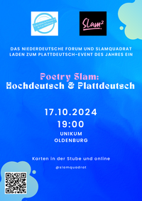 Poster Poetry Slam: Hochdeutsch & Plattdeutsch