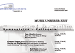Plakat Komponisten-Colloquium SoSe 2007