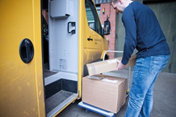 Eindrücke aus der Warenannahme