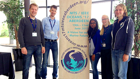 Die ICBM-Delegation in Aberdden auf der OCEANS '17
