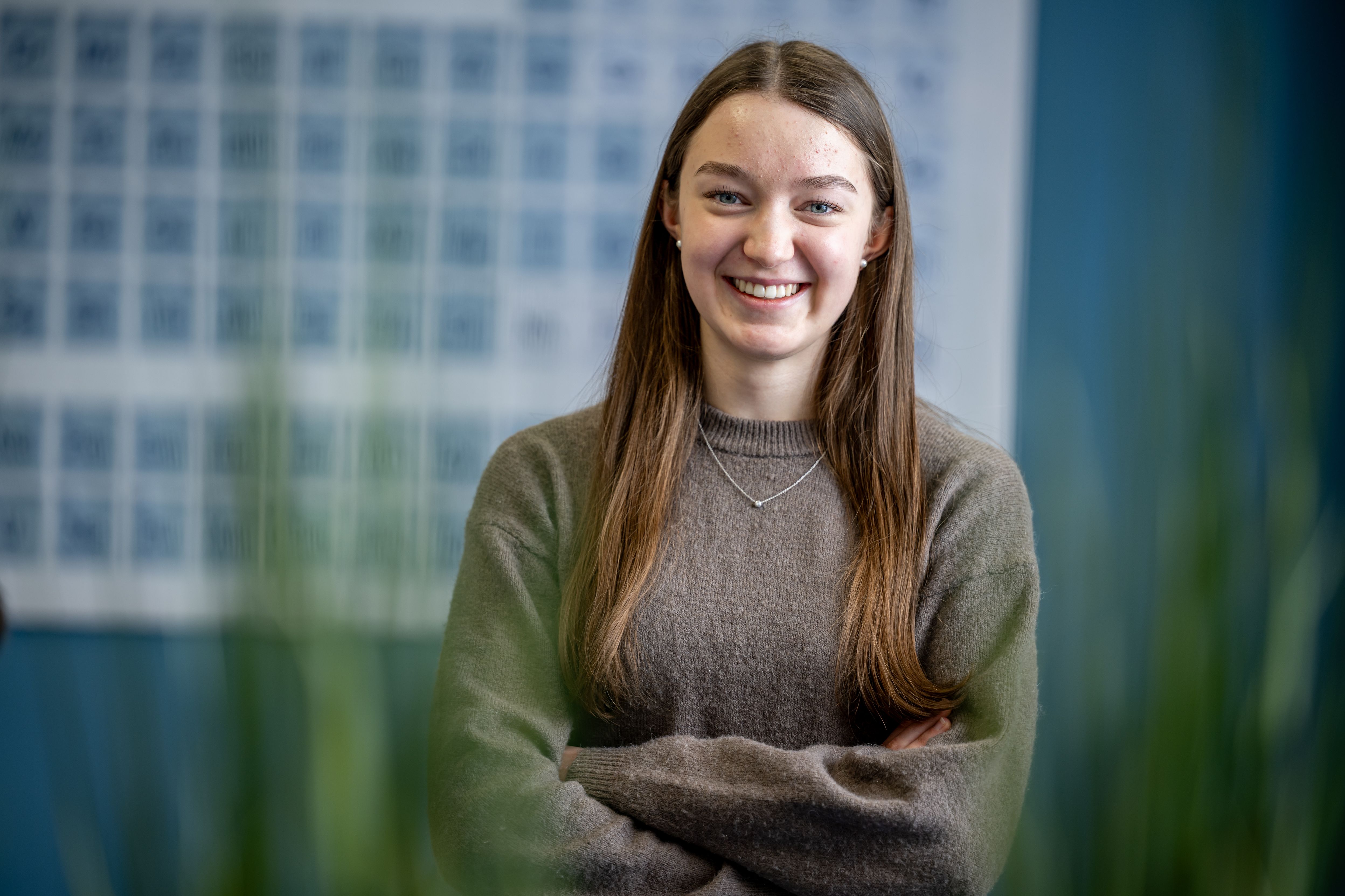 Tida Heckmann, Schulpraktikantin am Institut für Chemie 