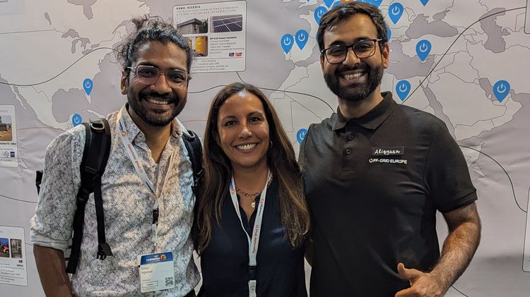 On the photo: Ankur Agarwal from PPRE 2008-10 (left), Maria Gabriela Gómez from PPRE 2009-11 (middle) and Aliqyaan Sakarwala from PPRE 2019-21 (right), (Photo Credit: Aliqyaan Sakarwala).