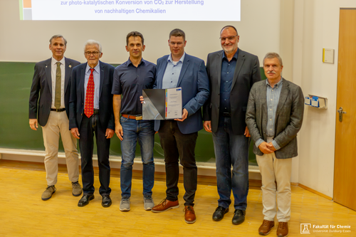 Dr. Lars Mohrhusen erhält den Professor Reinhard-Zellner-Wissenschaftspreis 2026