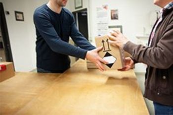 Eindrücke aus der Warenannahme