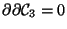 $\partial \partial {\cal C}_{{3}}=0$