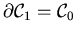 $\partial {\cal C}_{{1}} = {\cal C}_{{0}}$