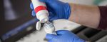 Sonografie-Sonde mit Ultraschallgel