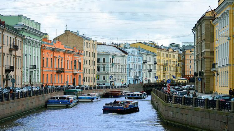 Kanalfahrt in St. Petersburg