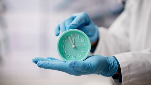 alarm, doctor, nurse, man, time, medicine, watch, schedule, medical, work, clock, hospital, management, job, health, healthcare, late, physician, care, deadline, clinic, minute, hour, examination, medic, rush, timer, profession, illness, urgency