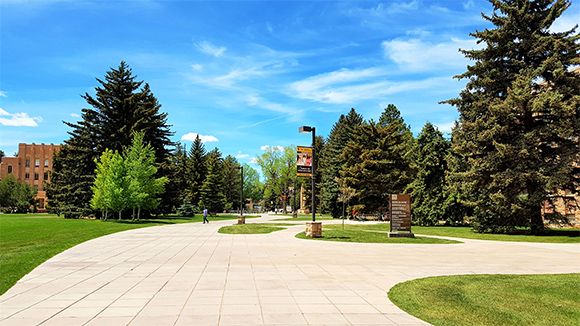 Campus of the University of Wyoming