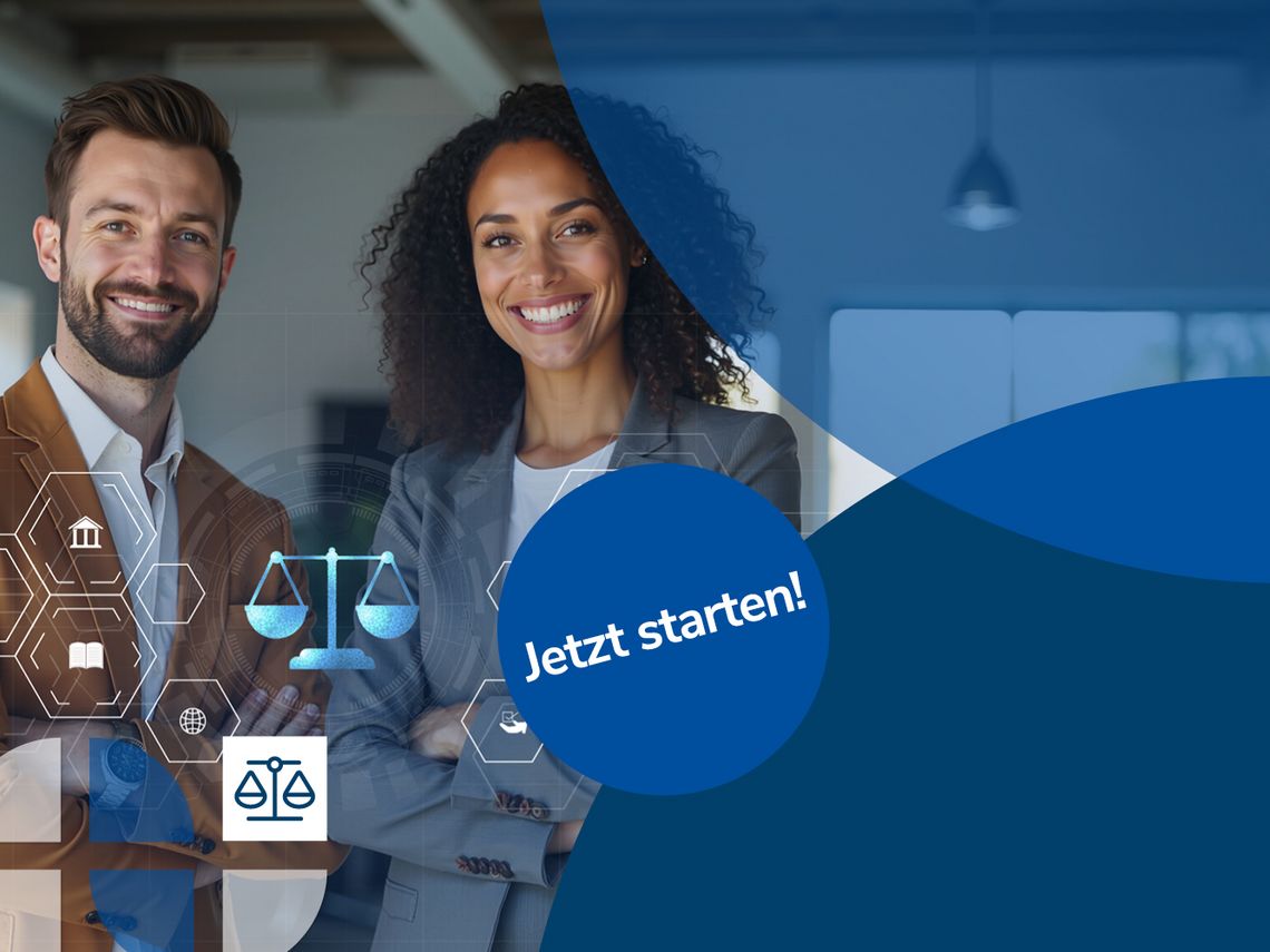 Ihre juristische Expertise für den digitalen Wandel. Berufsbegleitend und praxisnah zum LL.M.!