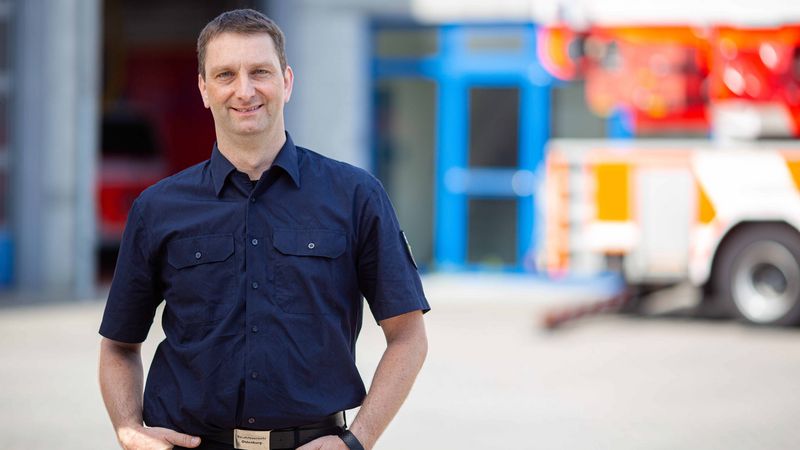 Stefan Thate, Leiter des Rettungsdienstes der Berufsfeuerwehr der Stadt Oldenburg