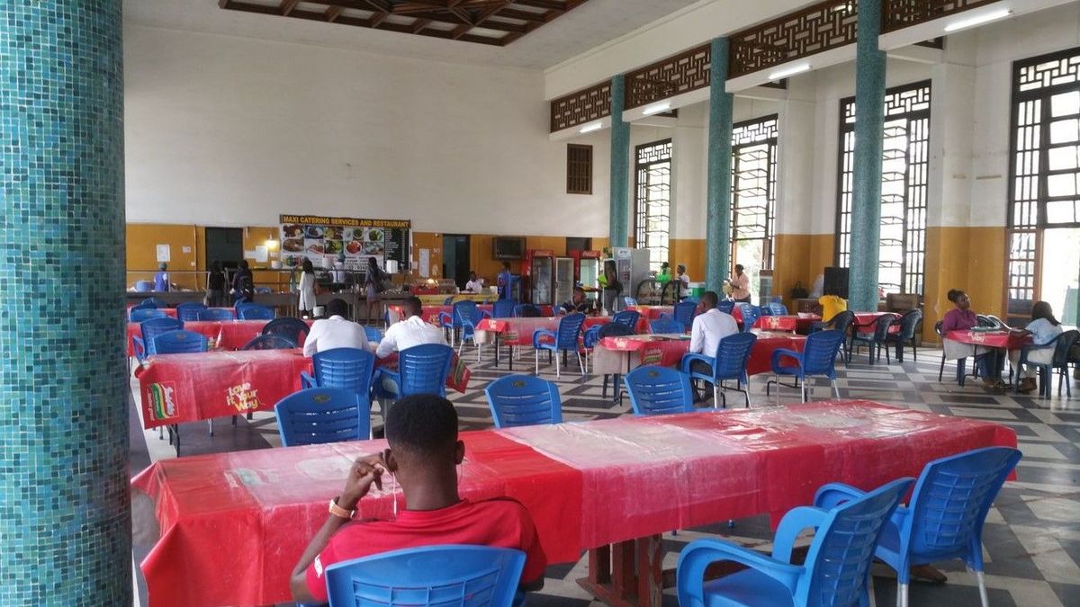 Cafeteria der University of Ghana