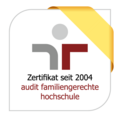Audit familiengerechte Hochschule seit 2004