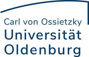 Carl von Ossietzky Universität Oldenburg in blau vor weißem Hintergrund