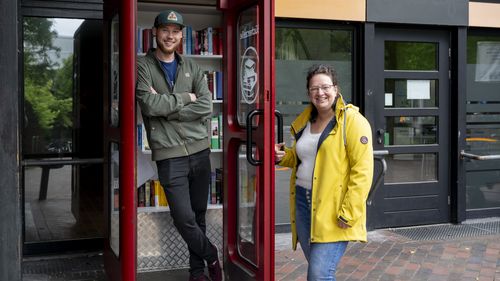 Book cell, book exchange, AStA