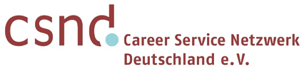 csnd - Career Service Netzwerk Deutschland e.V. Logo - Zur Website (öffnet in neuem Fenster)