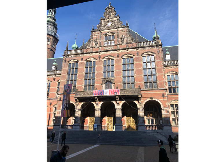 "Academiegebouw", das Hauptgebäude der Universität Groningen. 