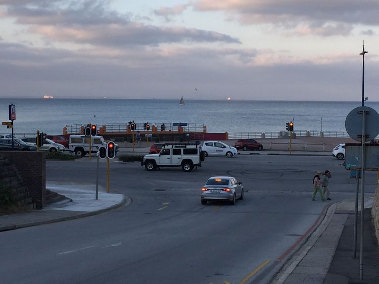 Road to the sea in Gqeberha/Port Elizabeth