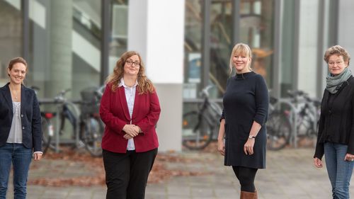 The picture shows the team of University's Graduate Academy.