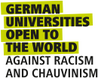 German Universities open to the World - Against Racism and Chauvinism