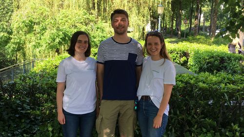 Johanna Michel, Robbin Schiller und Carla Marsland