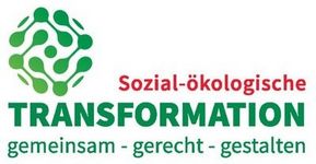 Logo des Projekts Sozial-ökologische Transformation mit Verlinkung zur Projektwebsite