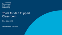 Folien (PDF) zum Mittagstreffen Tools für den Flipped Classroom