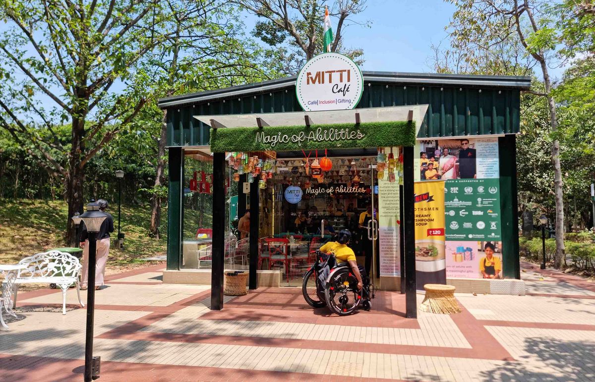 A café called Mitti Café on the IIMB campus