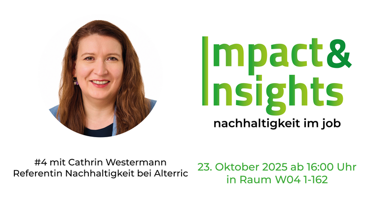 „Impact & Insights – Nachhaltigkeit im Job“ 