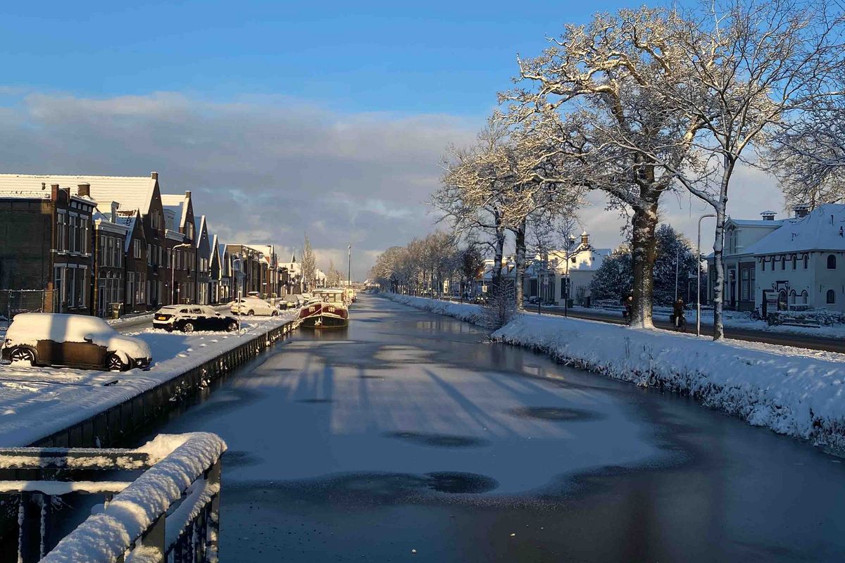 Verschneites Groningen