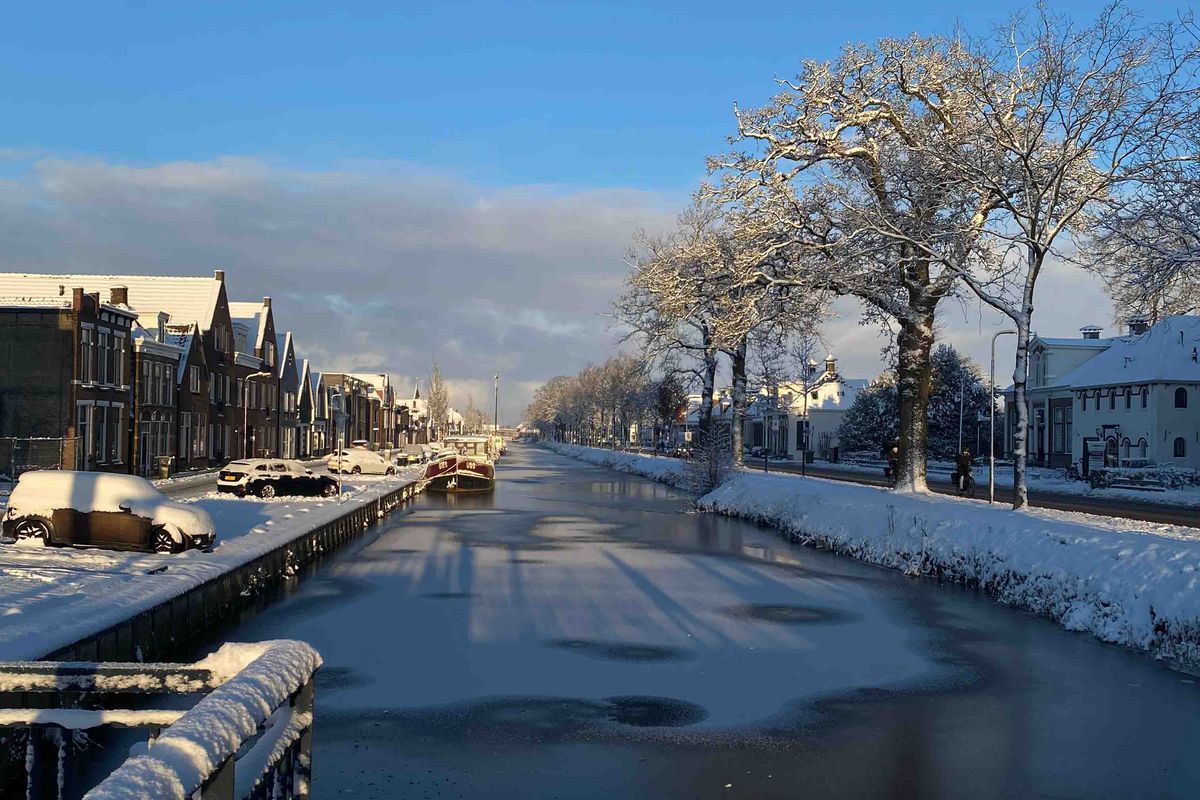 Snow-covered Groningen