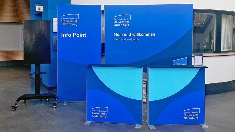 Messestand der Uni Oldenburg auf dem HIT 2025