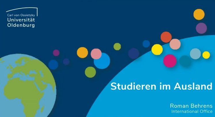 Video-Vortrag von Roman Behrens zu studienbezogenen Auslandsaufenthalten über die Universität Oldenburg