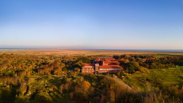 Autumn, Hermann Lietz School, aerial view
