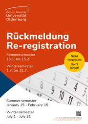 Re-registering student poster