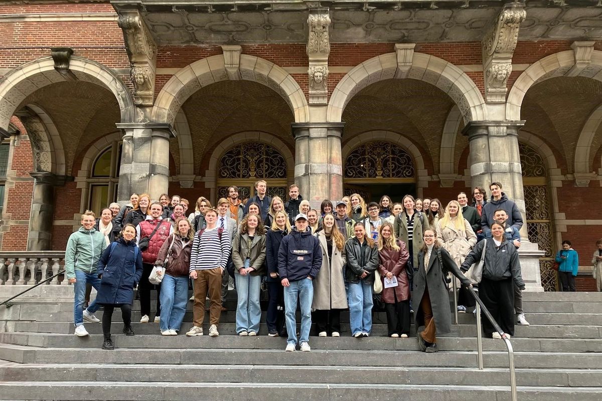 Gruppenbild von Studierenden im Rahmen des Sprachtandemprogramms