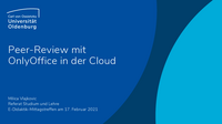 PDF Peer-Review mit OnlyOffice in der Cloud