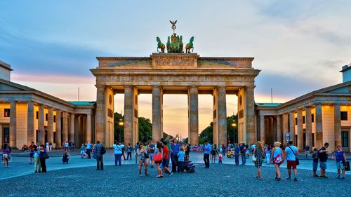 The Brandenburg Gate in Berlin