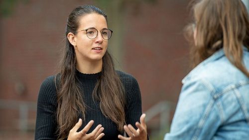 Klimaschutzmanagerin Anna Krämer hat eine Vision: die Uni soll bis 2030 klimaneutral werden. Foto: Universität Oldenburg