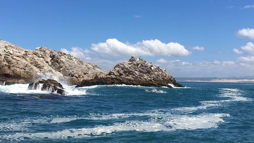 Die Algoa Bucht vor der Pazifikküste Südafrikas